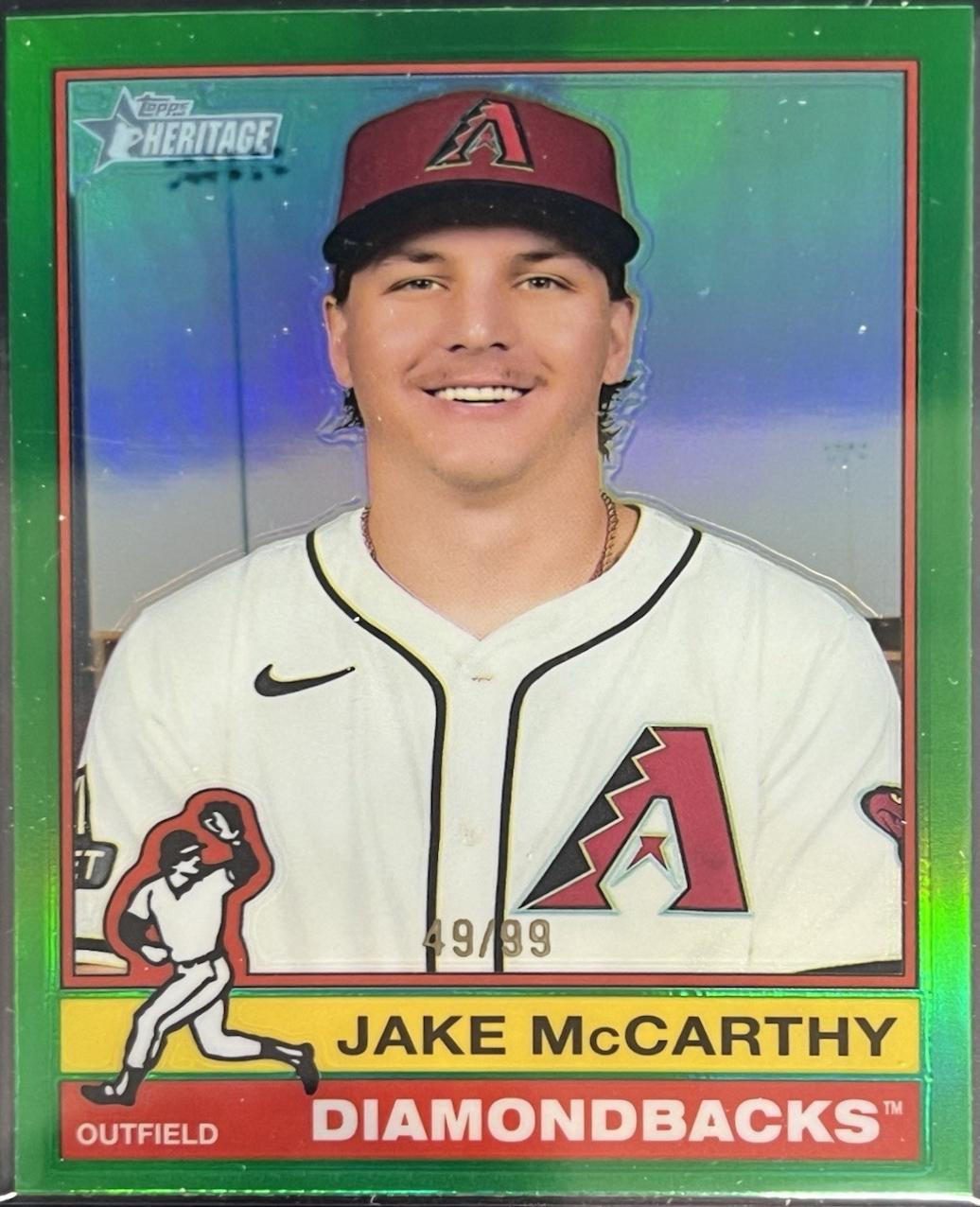 Jake Mccarthy [Green Chrome] #473