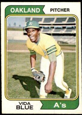 Vida Blue #290 1974 O-Pee-Chee Baseball