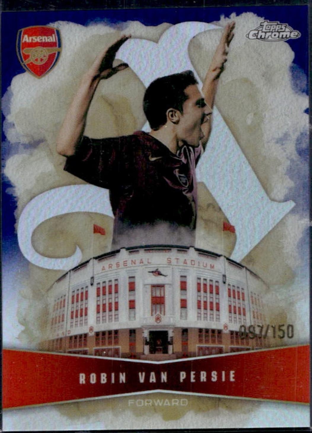 Robin van Persie #HH-10 2025 Topps Chrome Arsenal Highbury Highs Soccer