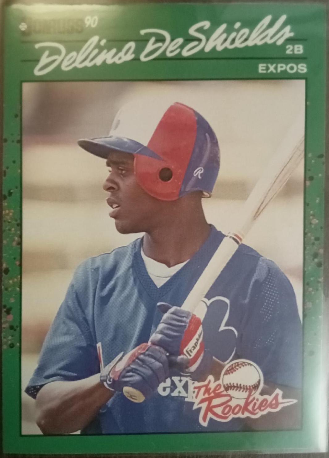 Delino DeShields #6 Baseball Cards 1990 Panini Donruss Rookies