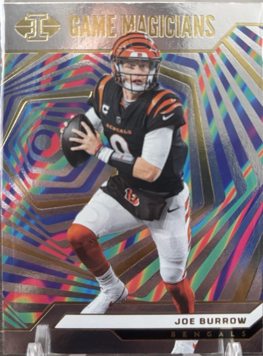 Joe Burrow #5 Football Cards 2024 Panini Illusions Game Magicians