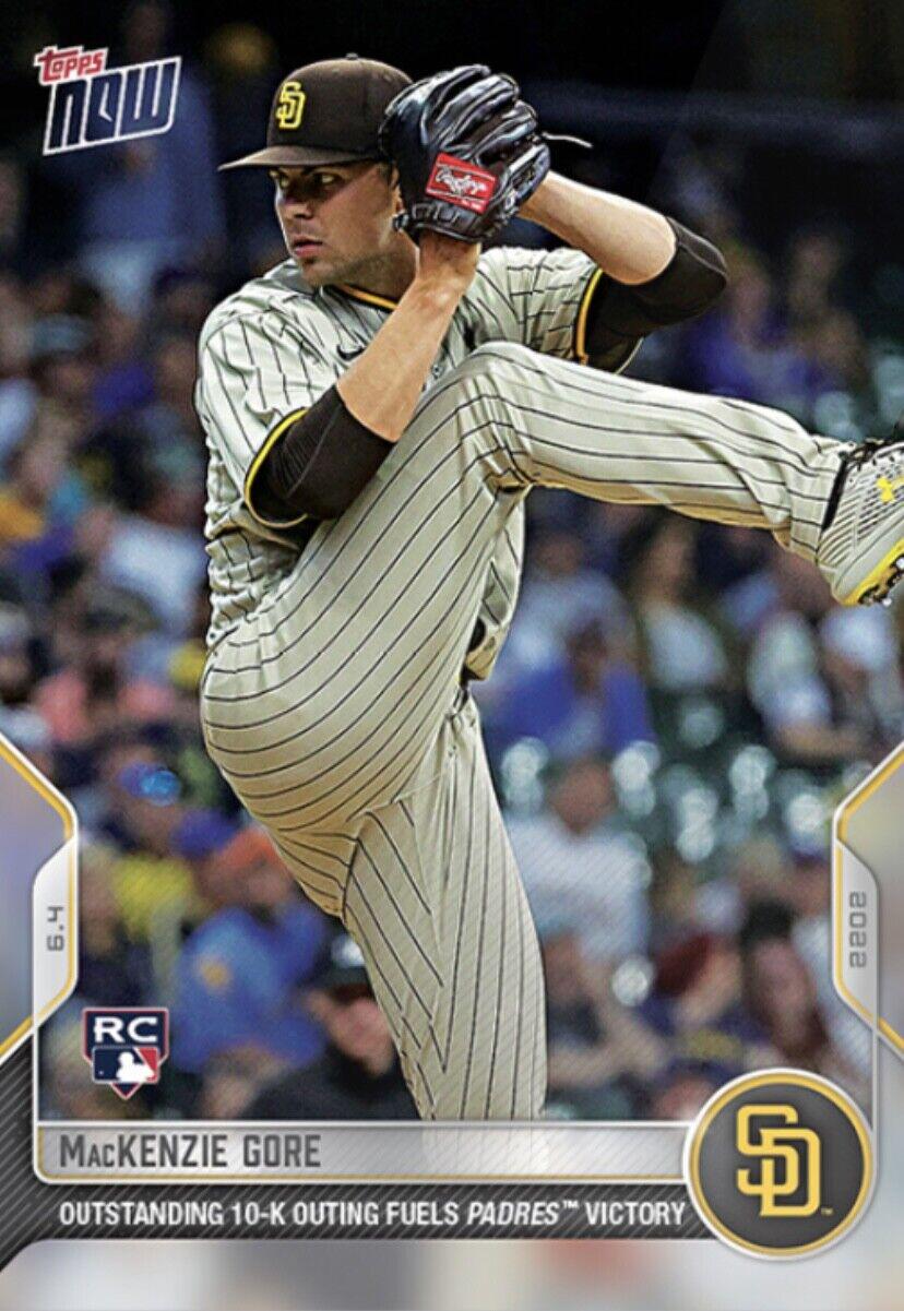 MacKenzie Gore #298 2022 Topps Now Baseball