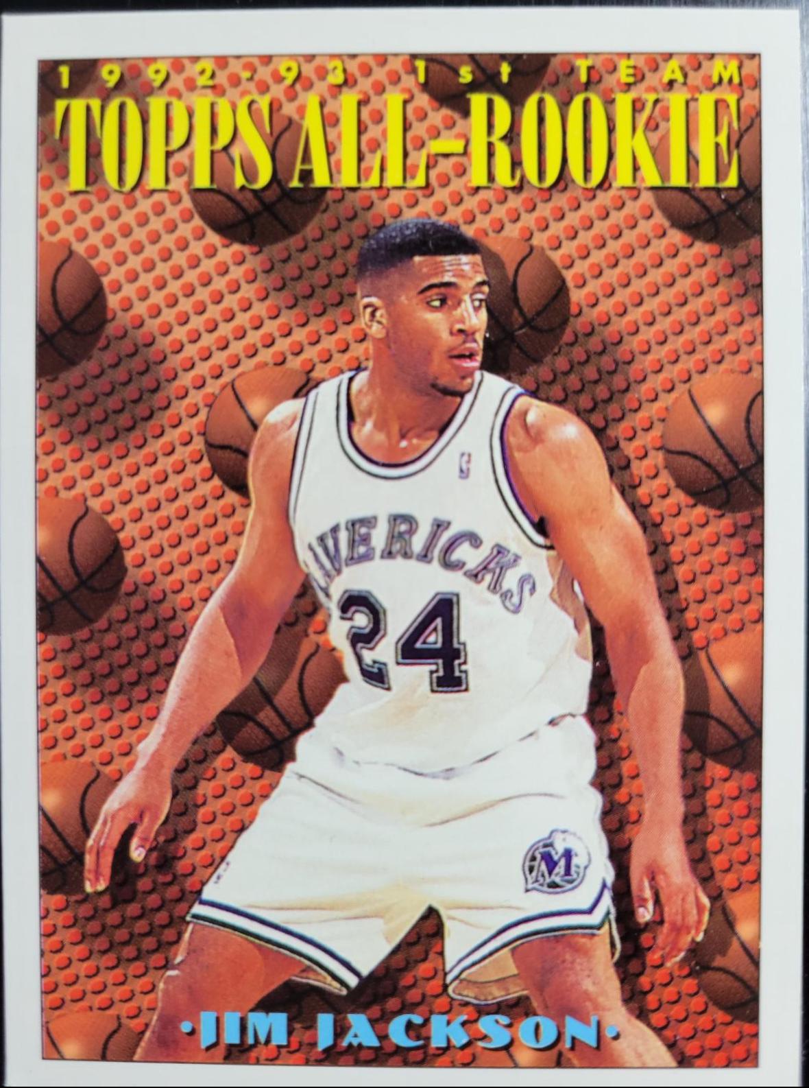 Jim Jackson Basketball Cards 1993 Topps