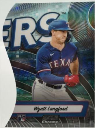 Wyatt Langford #TRI-24 Baseball Cards 2024 Topps Stadium Club Triumvirates