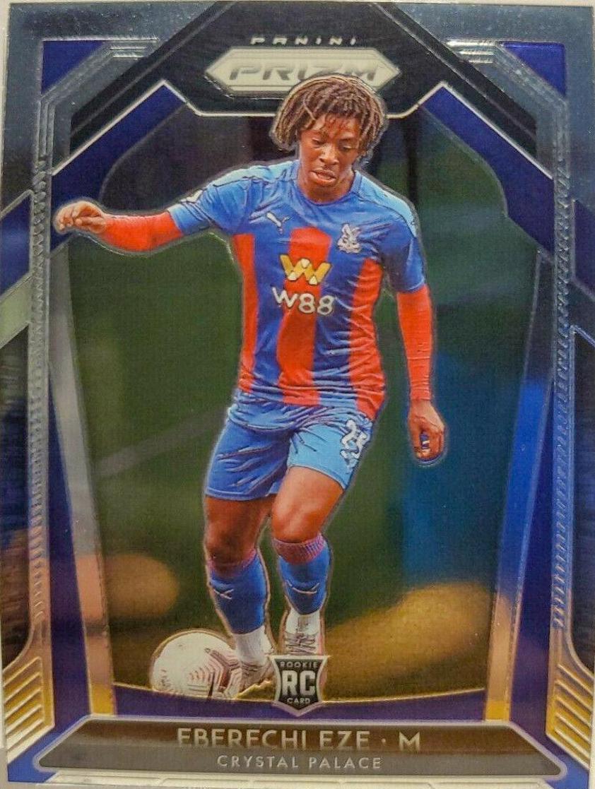 Eberechi Eze #63 Soccer Cards 2020 Panini Prizm Premier League
