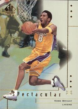 kobe Bryant #SP1 Basketball Cards 2000 SP Authentic Spectacular