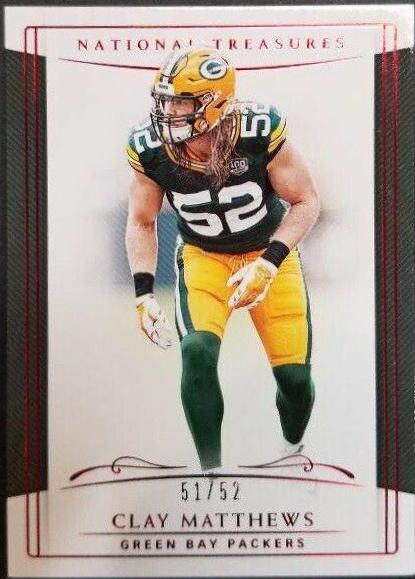Clay Matthews #35 2018 National Treasures Football