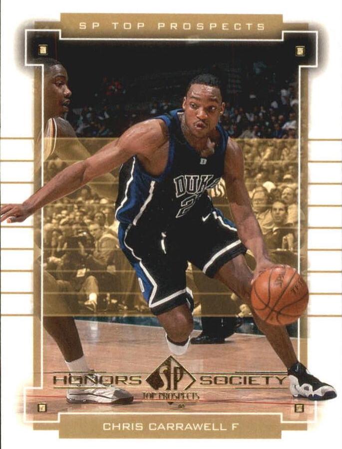 Chris Carrawel #H4 Basketball Cards 2000 SP Top Prospects Honors Society