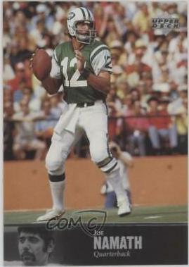 Joe Namath #3 Football Cards 1997 Upper Deck Legends