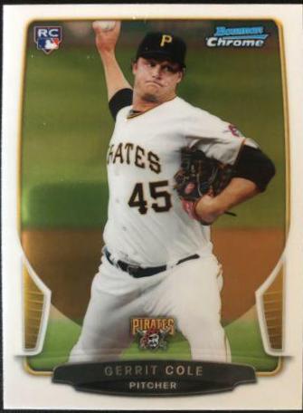 Gerrit Cole #30 Baseball Cards 2013 Bowman Chrome