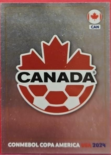 Emblem #CAN1 Soccer Cards 2024 Panini Copa America Sticker