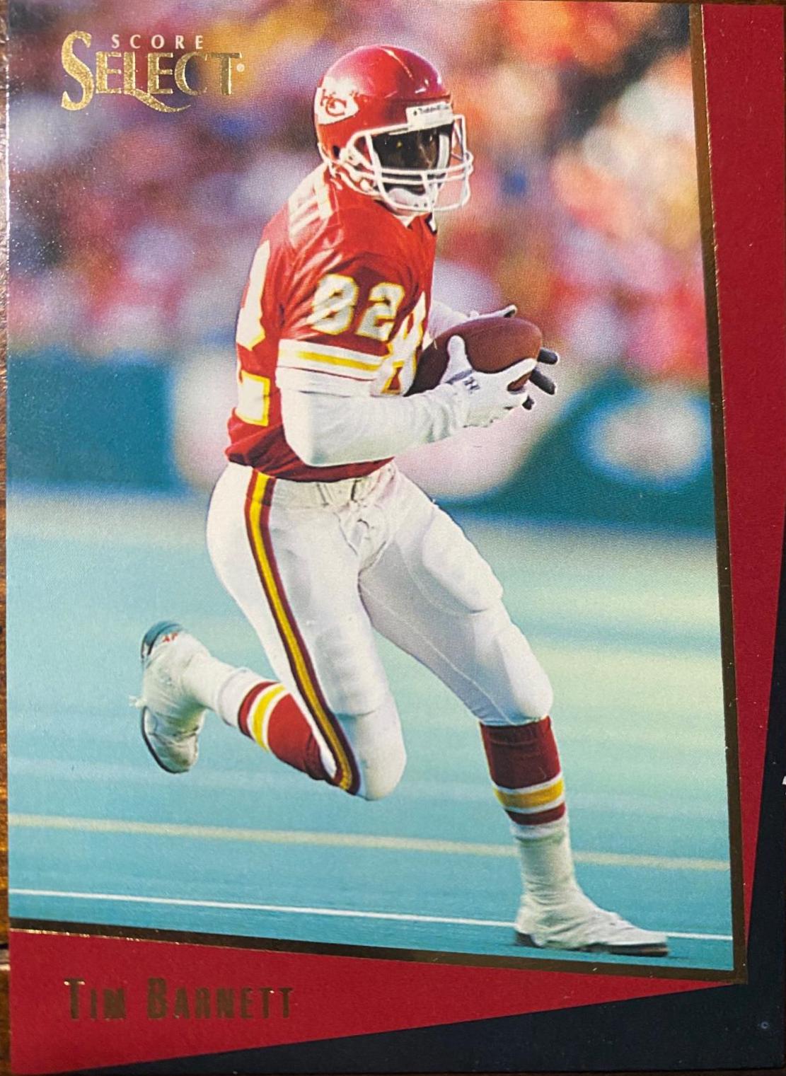 Tim Barnett #36 Football Cards 1993 Panini Select