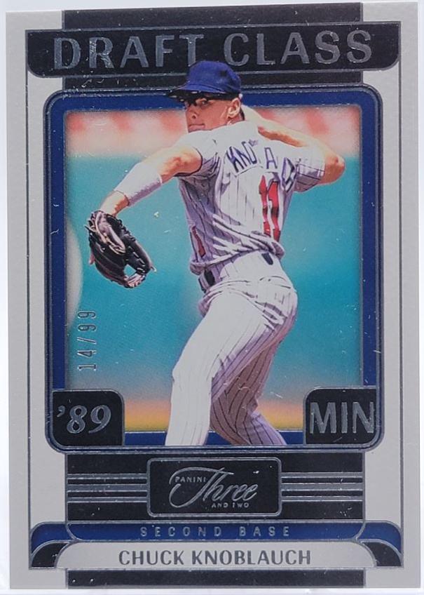 Chuck Knoblauch #34 Baseball Cards 2024 Panini Three and Two Draft Class