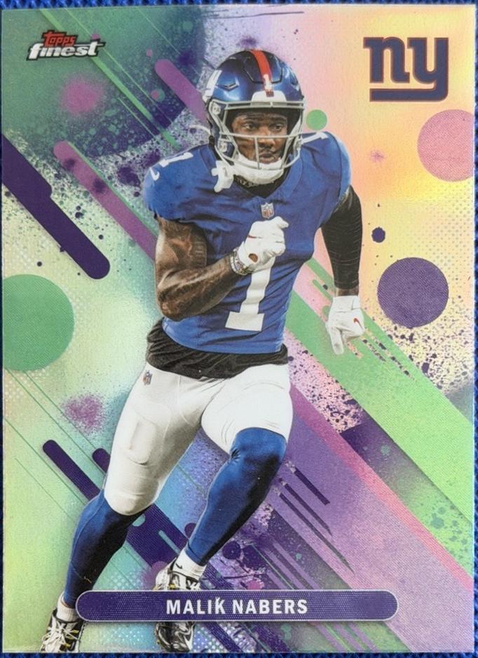 Malik Nabers [Refractor] #91