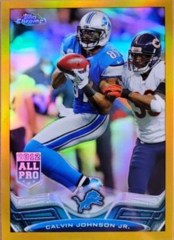 Calvin Johnson [Gold Refractor] #200