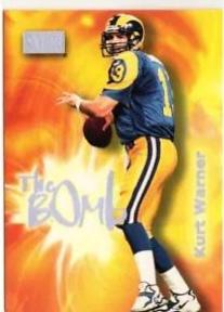 Kurt Warner #2 Football Cards 2000 Skybox the Bomb