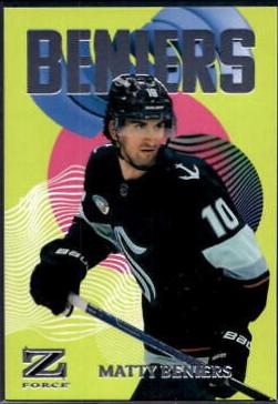 Matty Beniers #37 2023 Skybox Metal Universe Z Force Hockey