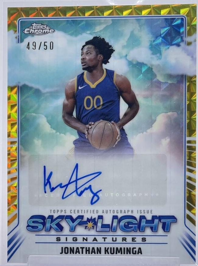 Jonathan Kuminga [Gold Geometric Refractor] #SLS-JK