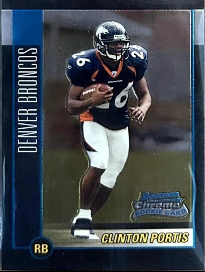 Clinton Portis #136 Football Cards 2002 Bowman Chrome