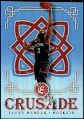 James Harden #4 Basketball Cards 2016 Panini Excalibur Crusade