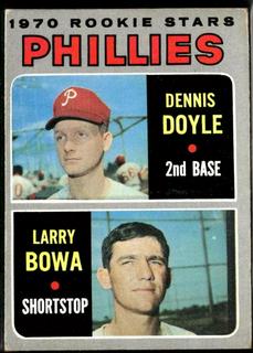 Phillies 1970 Rookie Stars: Dennis Doyle / Larry Bowa