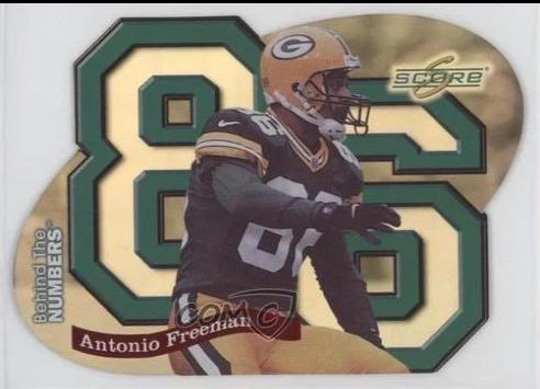Antonio Freeman #BN17 Football Cards 1999 Panini Score Supplemental Behind the Numbers