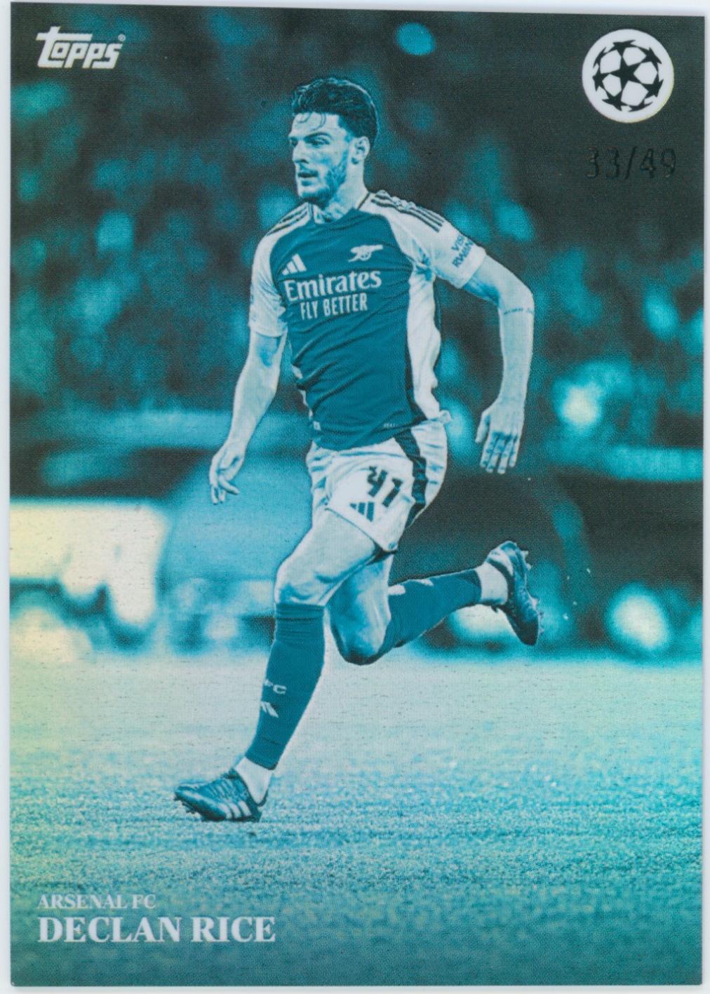 Declan Rice [Blue] Prices | 2024 Topps Simplicidad UEFA | Soccer Cards