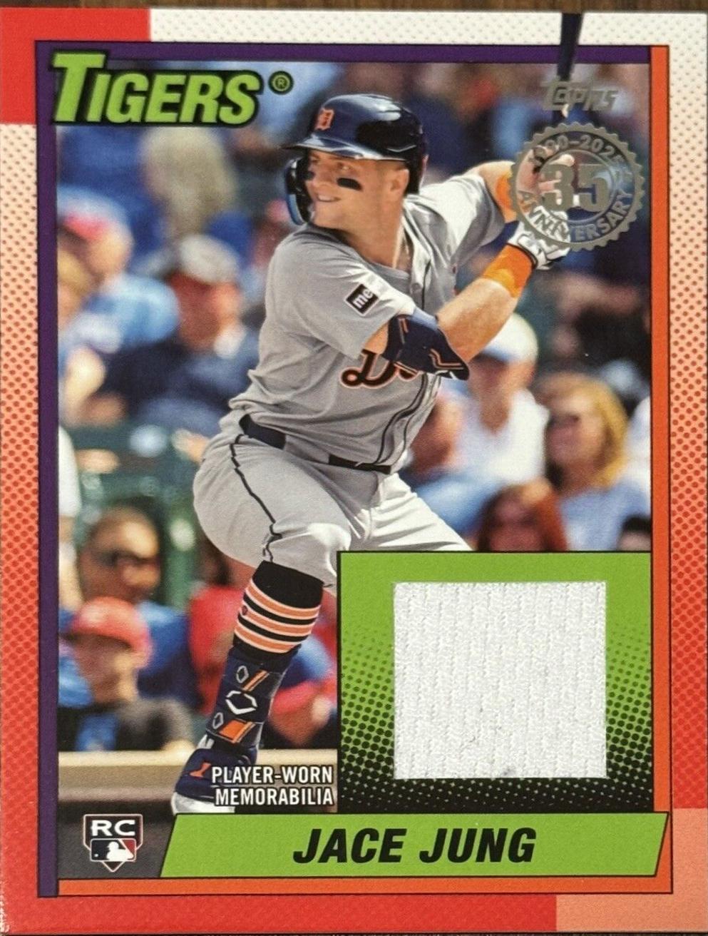 Jace Jung #T90R-JAJ Baseball Cards 2025 Topps 1990 Relic