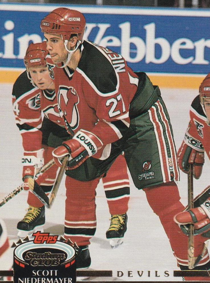 Scott Niedermayer #209 Hockey Cards 1992 Stadium Club