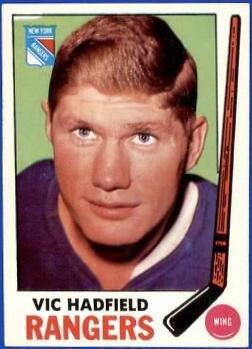 Vic Hadfield #38 Hockey Cards 1969 Topps