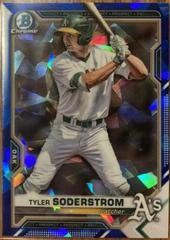 Tyler Soderstrom #BDC-15 Baseball Cards 2021 Bowman Draft Sapphire Prices