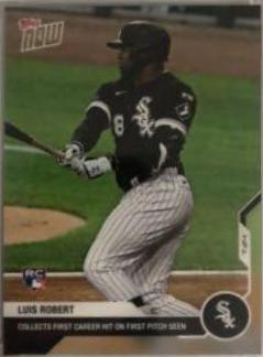 Luis Robert #11 Baseball Cards 2020 Topps Now
