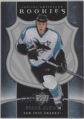 Ryane Clowe #225 Hockey Cards 2005 Upper Deck Artifacts