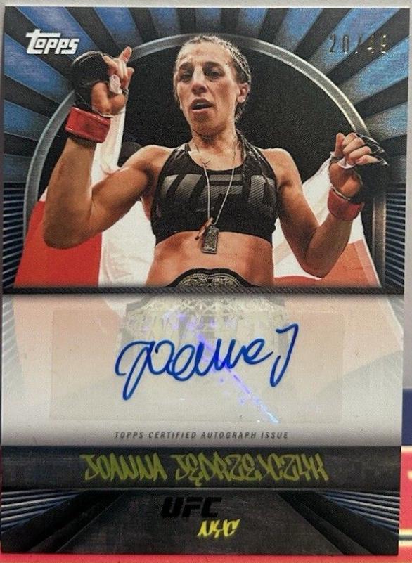 Joanna Jedrzejczyk #22A Ufc Cards 2024 Topps UFC NYC Autograph
