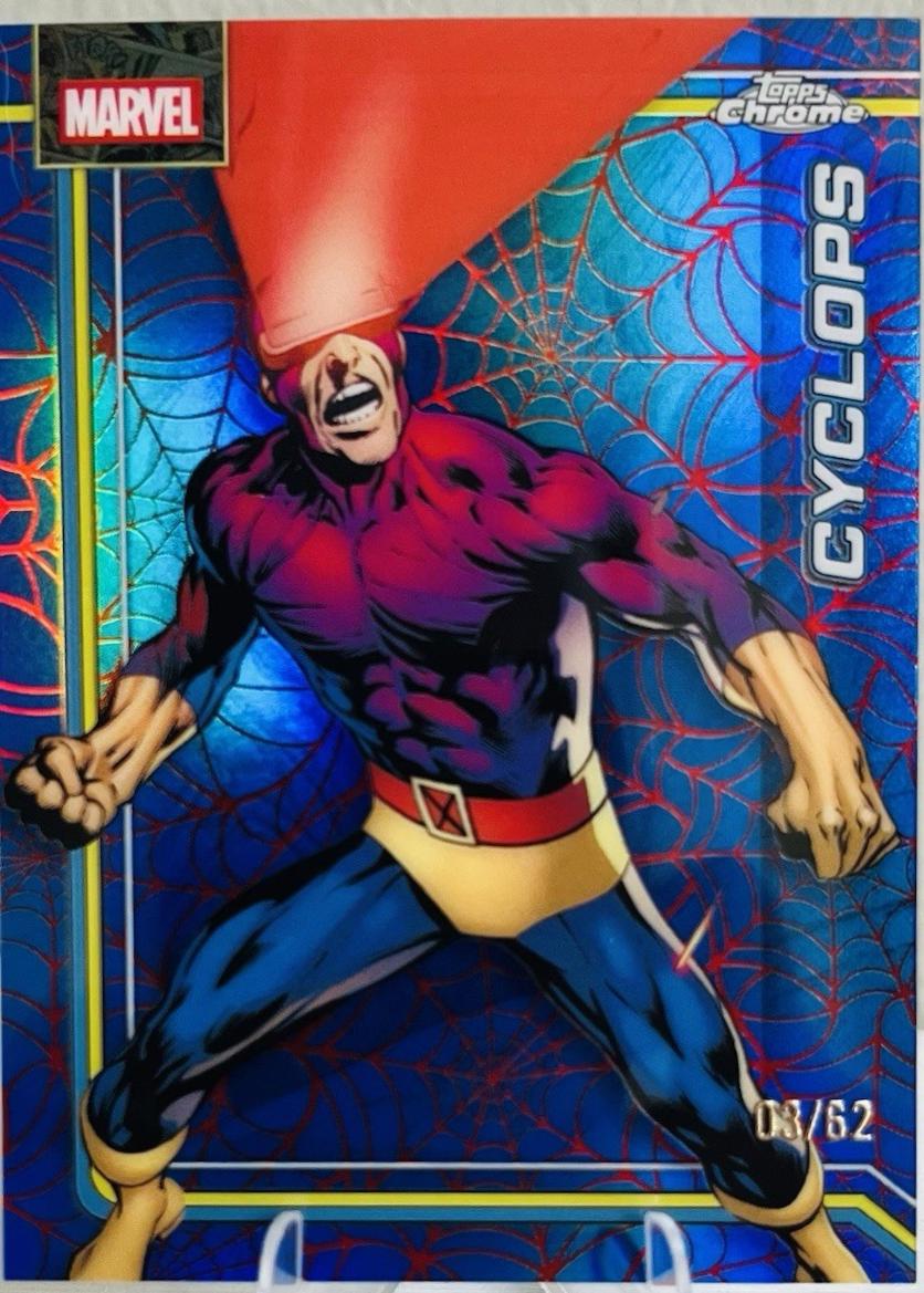 Cyclops Spider-Web Red/Blue Refractor