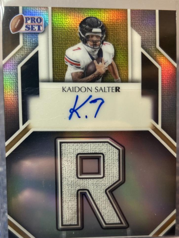 Kaidon Salter #BA-KS1 2025 Leaf Metal Football Autographs