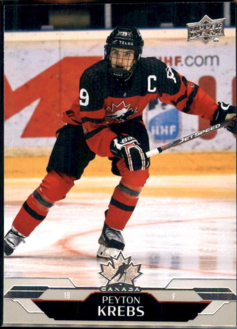 Peyton Krebs #57 2026 Upper Deck Team Canada Hockey