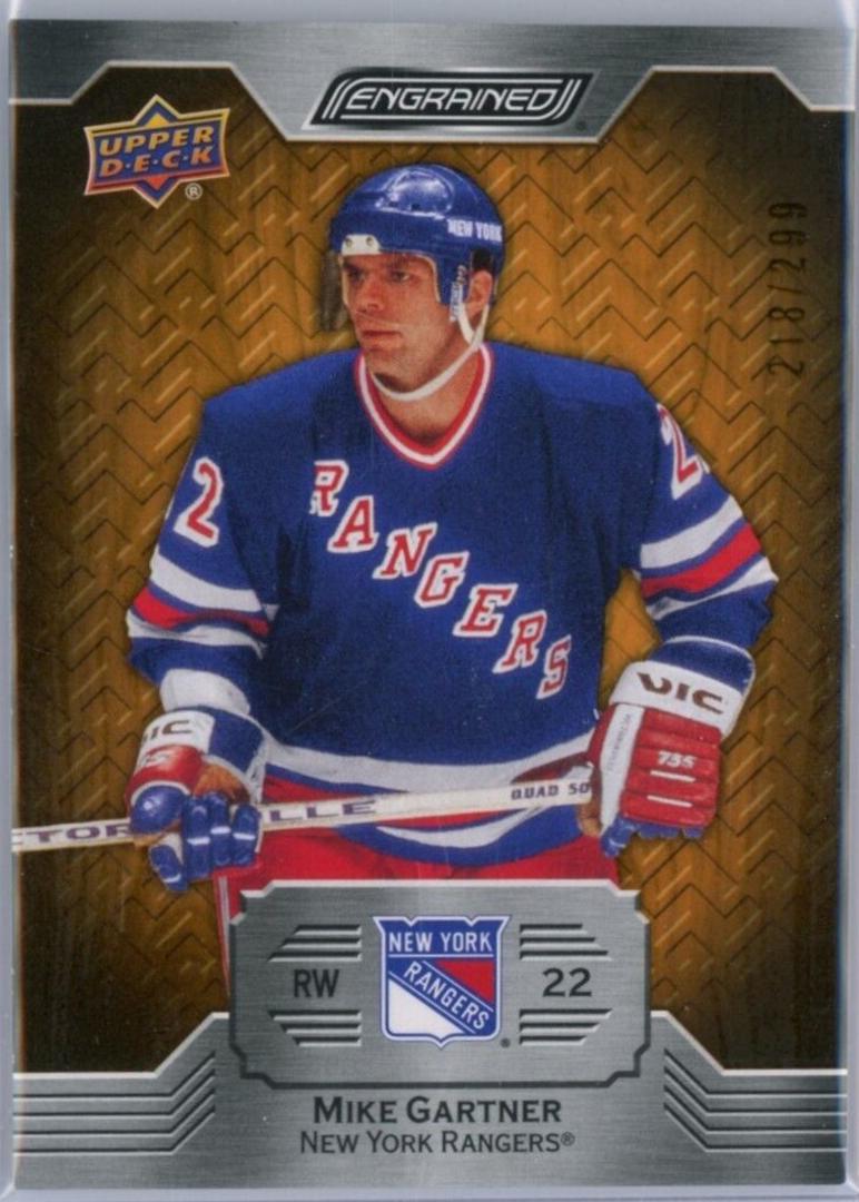 Mike Gartner #89 2023-24 Upper Deck Engrained Hockey