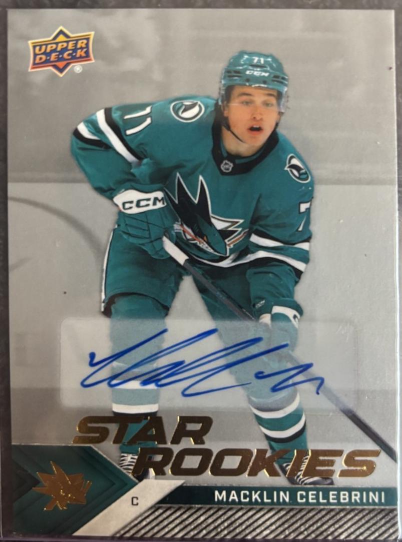 Macklin Celebrini [Autograph] #13