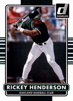 Rickey Henderson #181 2015 Donruss Baseball