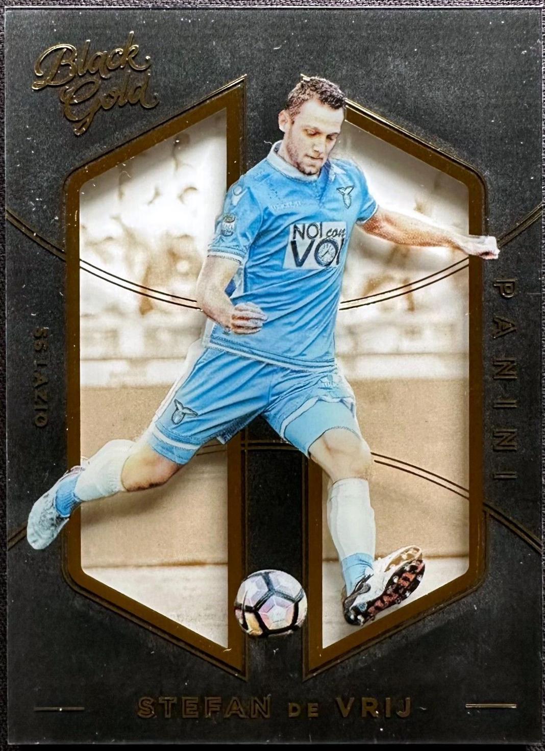 Stefan de Vrij #14 Soccer Cards 2016 Panini Black Gold