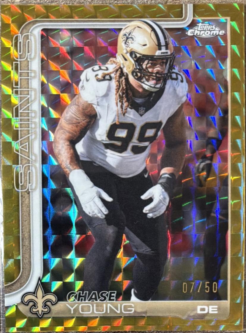 Chase Young [Gold Geometric Refractor] #220