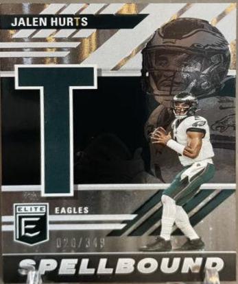 Jalen Hurts #SB-JH4 2023 Panini Donruss Elite Spellbound Football