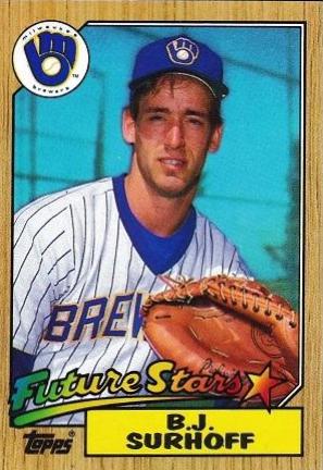 B. J. Surhoff: Future Stars #216 Baseball Cards 1987 Topps