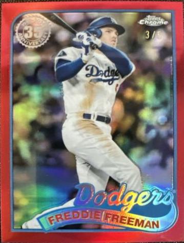 Freddie Freeman [Red Refractor] #89CU-16