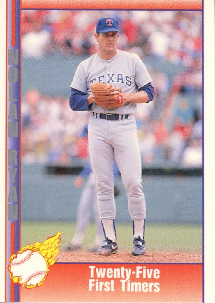 Twenty-Five First Timers #193 Baseball Cards 1991 Pacific Nolan Ryan