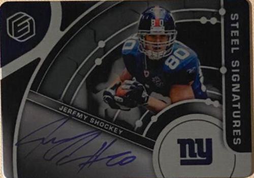 Jeremy Shockey #SS-JS 2022 Panini Elements Football Steel Signatures