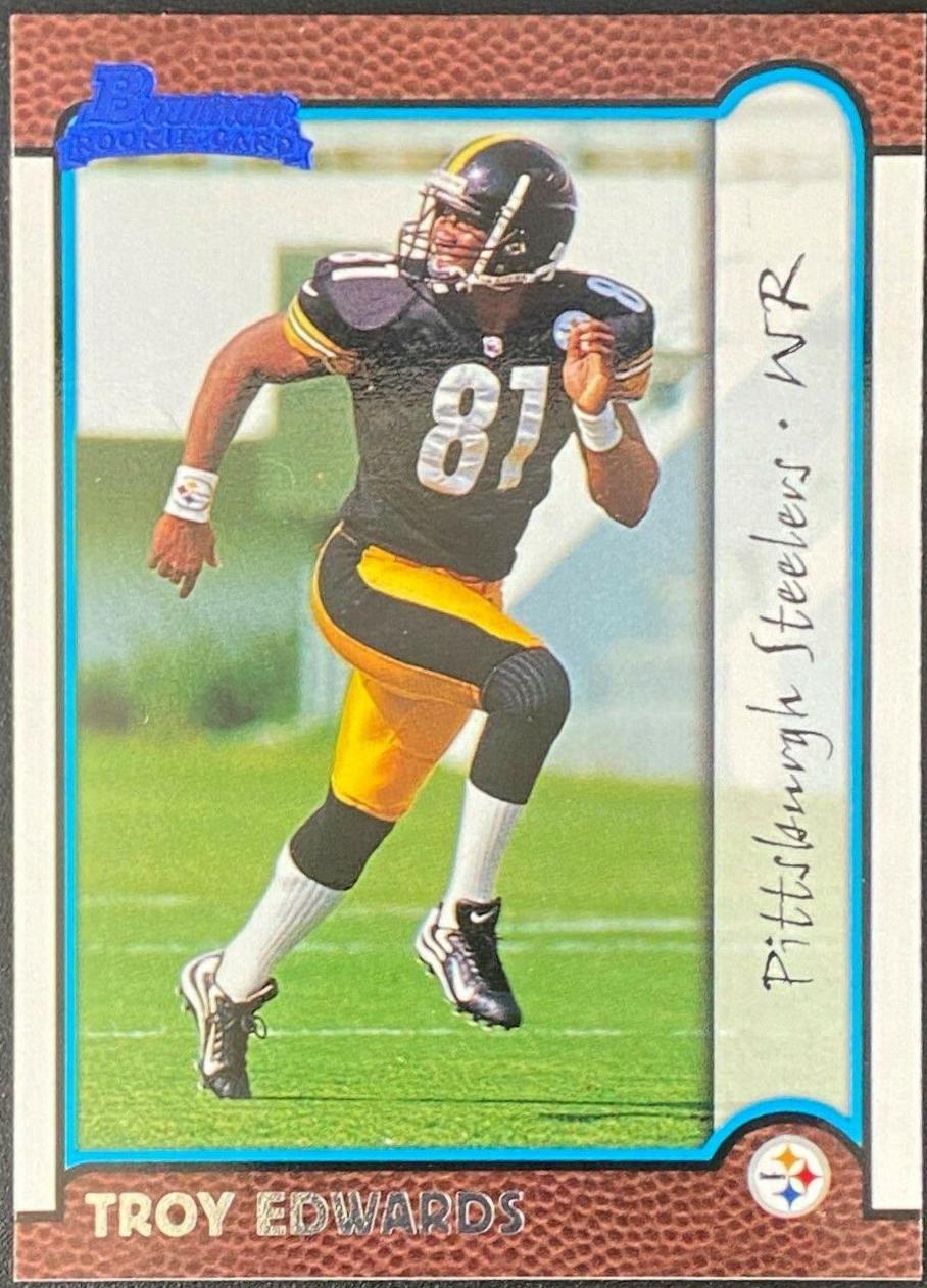 Troy Edwards #169 Football Cards 1999 Bowman