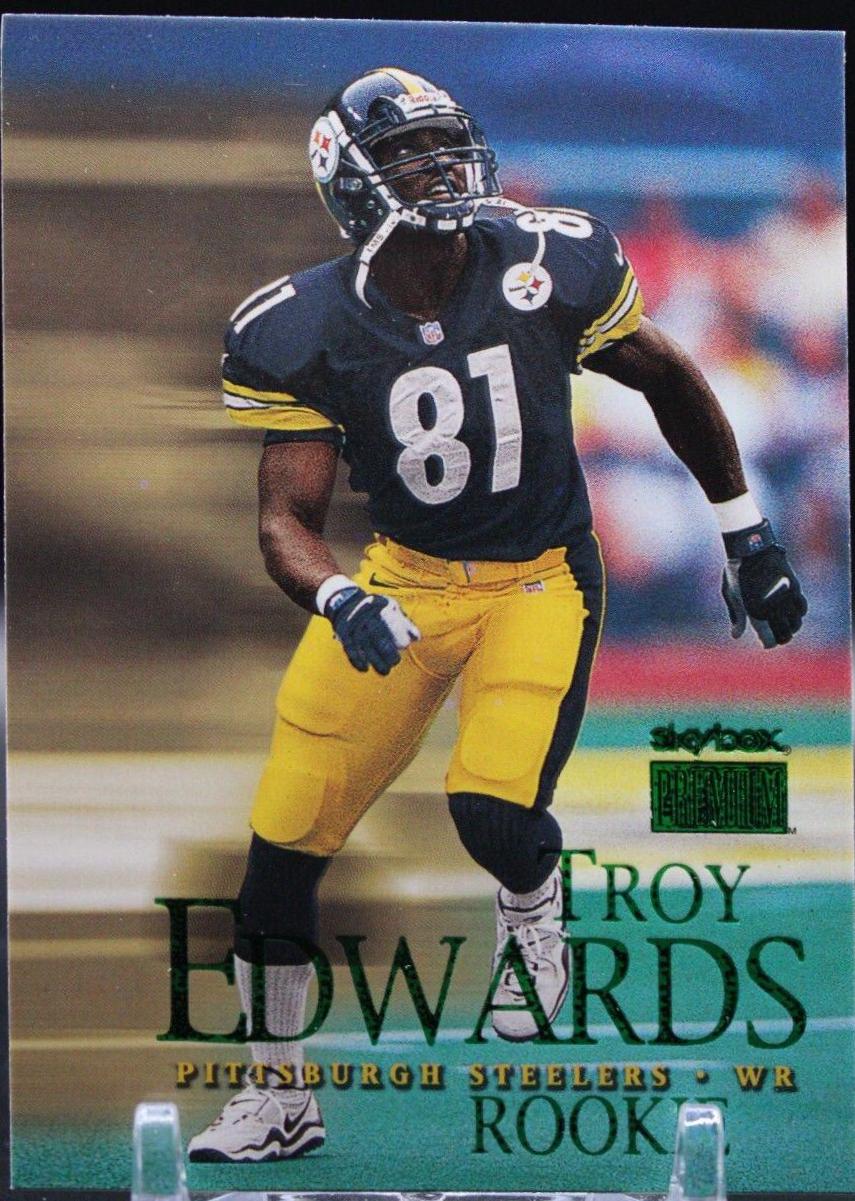 Troy Edwards #235 Football Cards 1999 Skybox Premium
