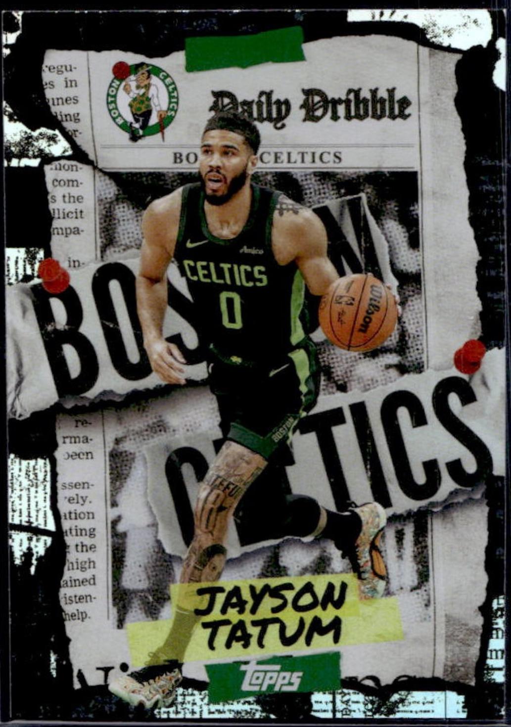 2025 Topps The Daily Dribble Jayson Tatum #DD-3 card